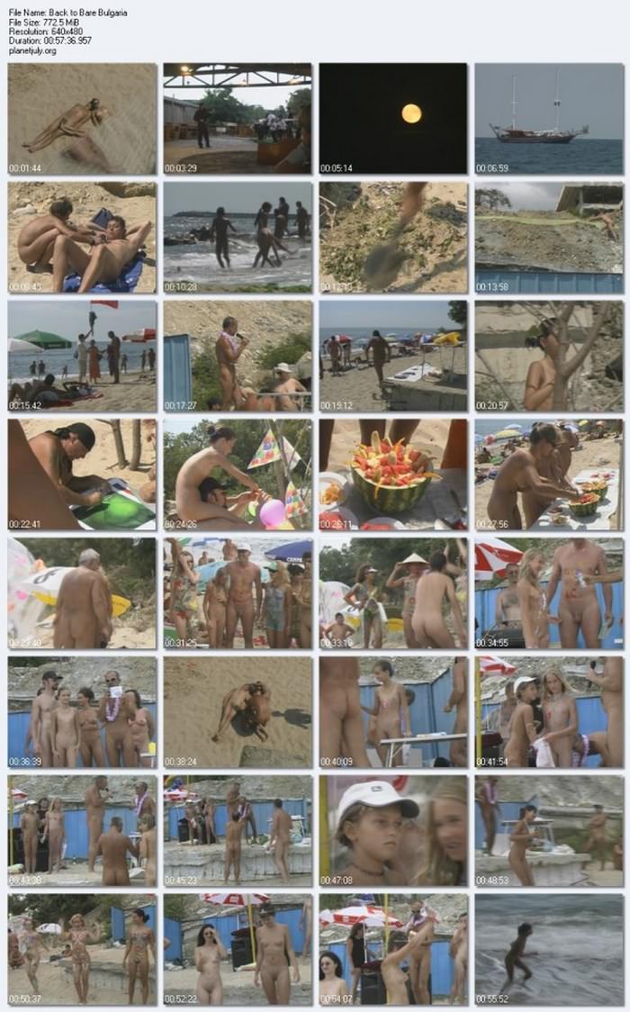 Black Sea nudist beach in Bulgaria resort in Varna video
